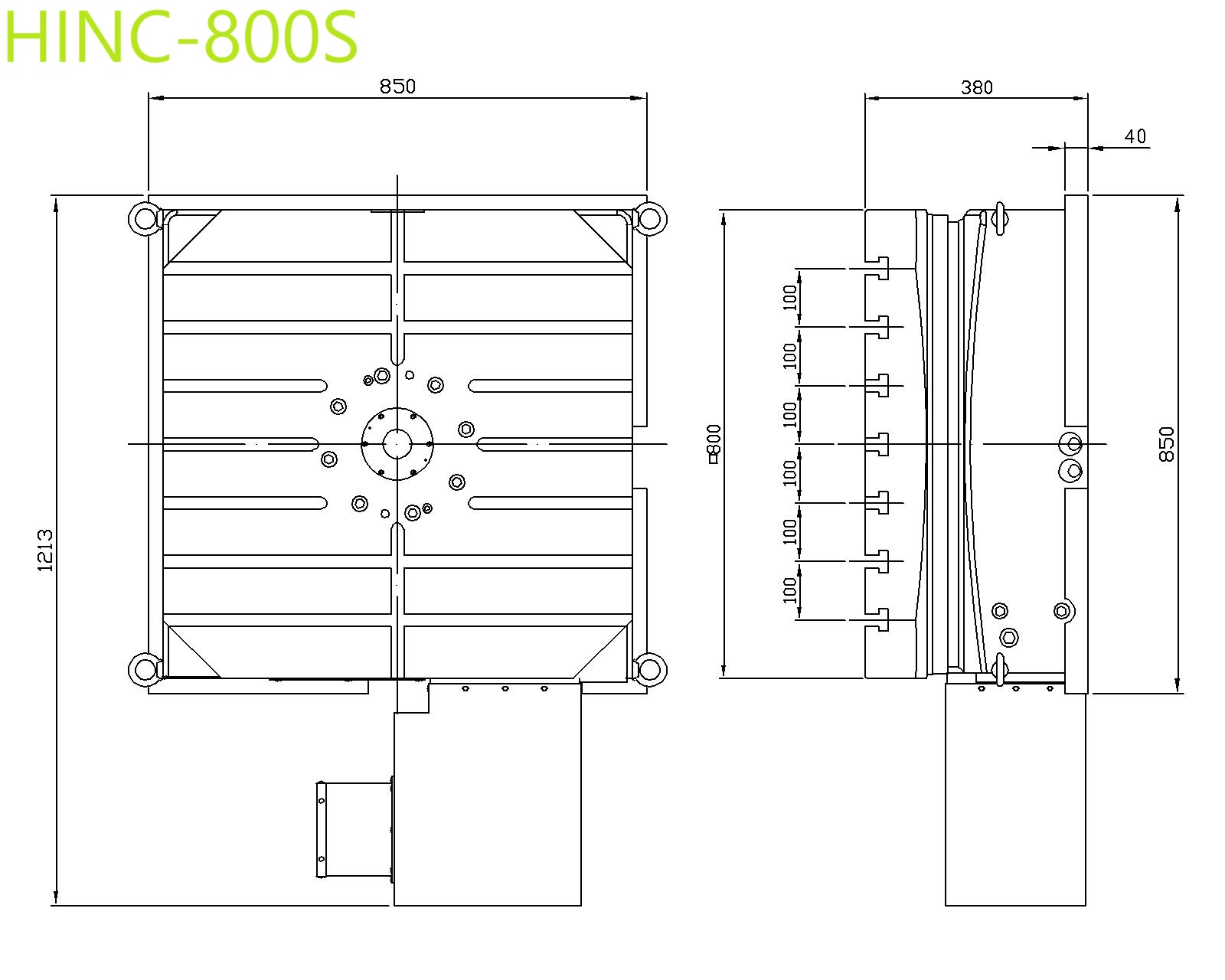 電腦數控齒式分度盤